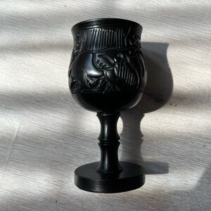 Handcarved Solid Wood Chalice